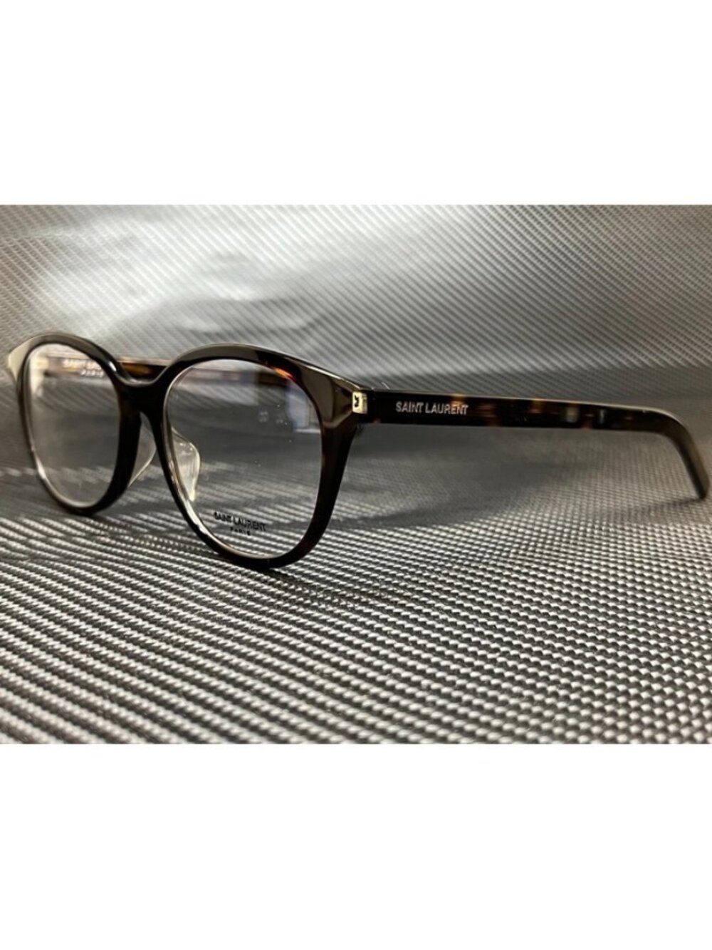New Yves Saint Laurent Men  HAVANA Eyeglasses  53- 17-